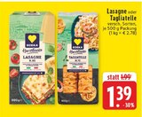 Lasagne im Angebot bei EDEKA in Warendorf Lasagne Angebote von EDEKA Herzstücke bei EDEKA Warendorf für 1,39 €