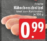 Frische Hähnchenschnitzel bei E center im Straßenhaus Prospekt für 0,99 €