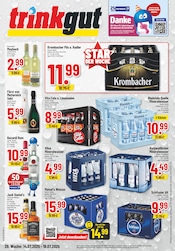 Krombacher im Trinkgut Prospekt in Düsseldorf Aktueller Trinkgut Prospekt mit Krombacher, "Aktuelle Angebote", Seite 1