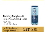 Tonic/Bramble & Tonic Angebote von Bombay Sapphire bei Metro Schwerin für 2,01 €