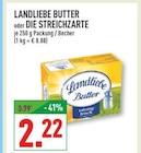 Butter oder Die Streichzarte Angebote von Landliebe bei Marktkauf Beckum für 2,22 €