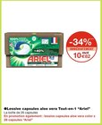 Lessive capsules aloe vera Tout-en-1 - Ariel en promo chez Monoprix Brest à 10,82 €