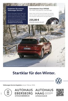 Volkswagen Prospekt Startklar für den Winter mit  Seite in Sankt Wolfgang und Umgebung