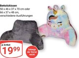 Aktuelle Sitzmöbel Angebote bei GLOBUS in Erlangen Aktuelles Bettsitzkissen Angebot bei GLOBUS in Erlangen ab 19,99 €