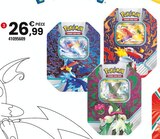 Pokémon - pokébox miascarade, palmaval ou flamigator en promo chez JouéClub Épinay-sur-Seine à 26,99 €