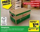 Umzugskarton bei hagebau kompakt im Prospekt "" für 1,39 €