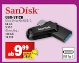 USB-Stick Ultra Drive Go USB-C 64 GB im Angebot bei Marktkauf in Lörrach USB-Stick Ultra Drive Go USB-C 64 GB Angebote von SanDisk bei Marktkauf Lörrach für 9,99 €