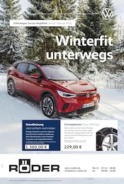 Volkswagen Prospekt für Duisburg: "Auf ins Wintervergnügen", 1 Seite, 01.01.2025 - 28.02.2025