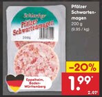 Aktuelles Pfälzer Schwartenmagen Angebot bei Netto Marken-Discount in Pforzheim ab 1,99 €