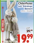 Osterhase mit Teleskop-Beinen Angebote bei Wreesmann Buxtehude für 19,99 €