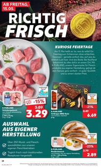 Bratwurst im Kaufland Prospekt "KNÜLLER" mit 61 Seiten (Bremen)