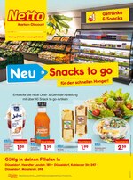 Netto Marken-Discount Prospekt "Neu - Snacks to go für den schnellen Hunger!", 2 Seiten, für Dormagen, 27.01.2020 - 01.02.2020 Netto Marken-Discount Prospekt "Neu - Snacks to go für den schnellen Hunger!", 2 Seiten, für Dormagen, 27.01.2020 - 01.02.2020