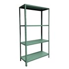 Étagère de garage verte 4 tablettes en métal L. 100 x P. 40 x H. 190 cm Schulte en promo chez Castorama Saint-Germain-en-Laye à 39,90 €