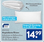 Anpassbares Kissen im ALDI SÜD Prospekt Anpassbares Kissen von Novitesse im aktuellen ALDI SÜD Prospekt für 14,99 €