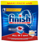 45 tablettes pour lave-vaisselle all in one max - FINISH en promo chez Norma 45 tablettes pour lave-vaisselle all in one max - FINISH dans le catalogue Norma