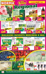 Prospectus Discount Alimentaire de Norma à Froideconche: "Votre Discounter Régional", 12 pages, 07/05/2024 - 13/05/2024