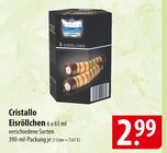 Aktuelles Cristallo Eisröllchen Angebot bei famila Nordost in Lübeck ab 2,99 €