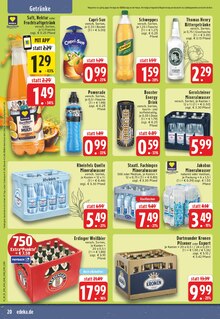 Bier im EDEKA Prospekt "Aktuelle Angebote" mit 30 Seiten (Soest)