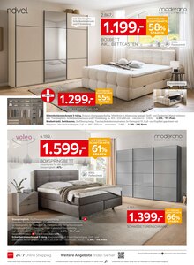 Bett im XXXLutz Prospekt "RED SHOPPING WEEK" mit 28 Seiten (Braunschweig)