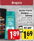 Shampoo im Angebot bei EDEKA in Krefeld Shampoo Angebote von Garnier Fructis bei EDEKA Krefeld für 1,69 €