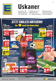 Aktueller EDEKA Prospekt für Greven und Ungebung, Seiten zum blättern EDEKA Prospekt Aktuelle Angebote mit Seiten in Greven und Umgebung