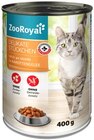 Katzennahrung Delikate Stückchen Angebote von ZooRoyal bei REWE Eisenach für 0,99 €