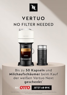 Nespresso Prospekt Vertuo - No Filter Needed