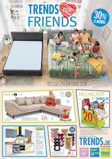 Bett im Trends Prospekt "Trends For Friends - Alles sofort für dein Zuhause" mit 12 Seiten (Bochum)