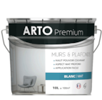 Peinture murs et plafonds blanc mat 10L - ARTO - Décor Discount à Toulouse Peinture murs et plafonds blanc mat 10L - ARTO en promo chez Décor Discount Toulouse à 55,90 €