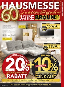 Fernseher im BRAUN Möbel-Center Prospekt "60 JAHRE BRAUN MÖBEL CENTER" mit 24 Seiten (Homburg)