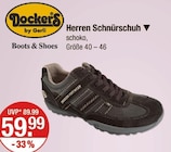 Herren Schnürschuh Angebote von Dockers by Gerli bei V-Markt Augsburg für 59,99 €