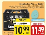 Aktuelles Pils Angebot bei E center in Rheda-Wiedenbrück ab 10,99 €