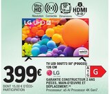 Tv led 50ut73 50" (pouces) 126 cm - LG en promo chez E.Leclerc Gap à 399,00 €