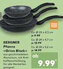 Pfanne Orion Black von Bergner im aktuellen Kaufland Prospekt