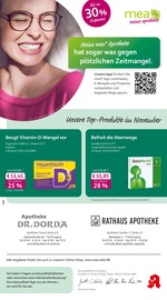 mea - meine apotheke Apotheken Prospekt der aktuellen Woche mit 4 Seiten, gültig von 01.10.2026 bis 31.10.2026, in Asperg und Umgebung Aktueller mea - meine apotheke Apotheken Prospekt in Asperg und Umgebung, "Unsere Oktober-Angebote" mit 4 Seiten, 01.10.2026 - 31.10.2026