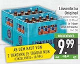 Original und weitere Sorten von Löwenbräu im aktuellen EDEKA Prospekt für 9,99 €