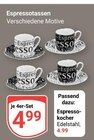 Espressotassen im Angebot bei GLOBUS in Bad Kreuznach Espressotassen Angebote bei GLOBUS Bad Kreuznach für 4,99 €