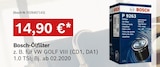 Ölfilter von Bosch im aktuellen Bosch Car Service Prospekt für 14,90 €