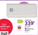 Chauffe-eau plat - OLYMPIC - Mr.Bricolage à Cergy Chauffe-eau plat - OLYMPIC en promo chez Mr.Bricolage Cergy à 339,00 €