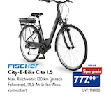 City-E-Bike Cita 1.5 Angebote von FISCHER bei ALDI Nord Osnabrück für 899,00 €