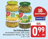 Bohnen Angebote von Gut & Günstig bei E center Dresden für 0,99 €