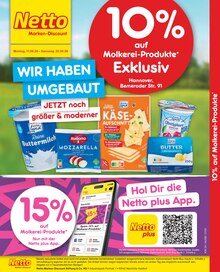 Aktueller Netto Marken-Discount Prospekt (Hannover) Netto Marken-Discount Prospekt "10% auf Molkerei-Produkte" mit Seiten (Hannover)