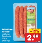 Aktuelles Frühstücks-knacker Angebot bei Netto Marken-Discount in Hamburg ab 2,49 €