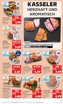 Rollbraten im Kaufland Prospekt "Aktuelle Angebote" mit 56 Seiten (Pforzheim)