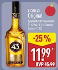 Original von Licor 43 für 11,99 € bei ALDI Nord im Angebot Original von Licor 43 im aktuellen ALDI Nord Prospekt