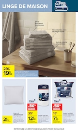 Promos Couette dans le catalogue "Enfin les Vacances" de Carrefour Couette en promo dans le catalogue Carrefour à la page 19