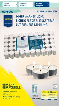 Kerzen im METRO Prospekt "Wochenangebote + Gewinnspiel" mit 54 Seiten (Offenbach (Main))