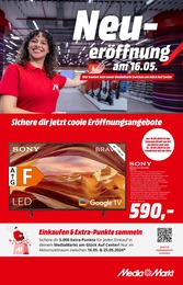 Aktueller MediaMarkt Saturn Elektromärkte Prospekt für Reinsdorf: Neueröffnung mit 8} Seiten, 16.05.2024 - 25.05.2024