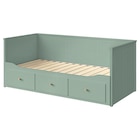 Tagesbettgestell/3 Schubladen graugrün von HEMNES im aktuellen IKEA Prospekt für 299,00 €