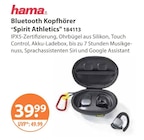 Bluetooth Kopfhörer Spirit Athletics von hama im aktuellen V-Markt Prospekt für 39,99 €